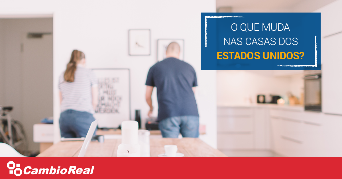 Quais são as diferenças entre as casas americanas e as brasileiras?